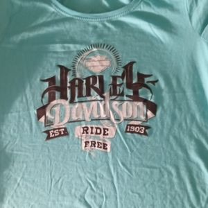 Ladies Harley shirts size lg